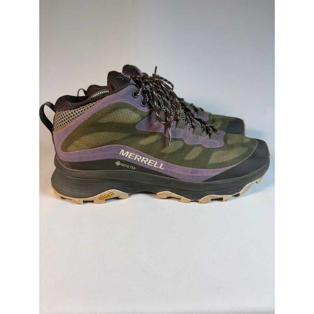 Merrell Moab Speed Mid GTX Hiking Boots Womens 11 Lichen Purple J135416